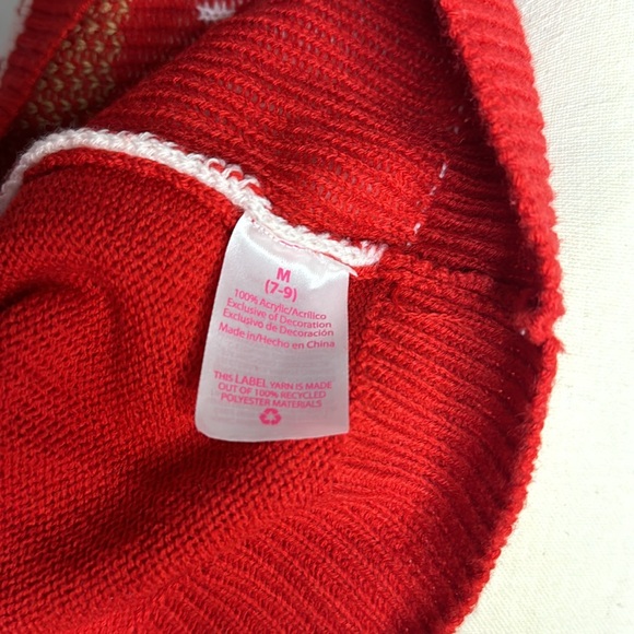 Ugly Christmas/Holiday Reindeer Sweater with Bells Sz M (7-9) - Picture 4 of 4